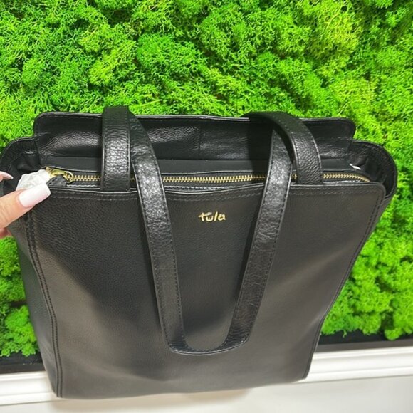 Tula England Nappa Originals Large Grainy Leather Tote - Picture 5 of 5